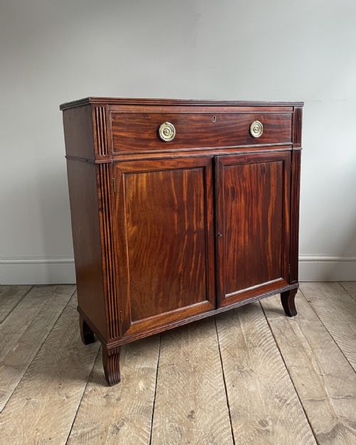 regency mahogany side cabinet - CATEGORY: ANTIQUE CUPBOARDS - DATED REGENCY