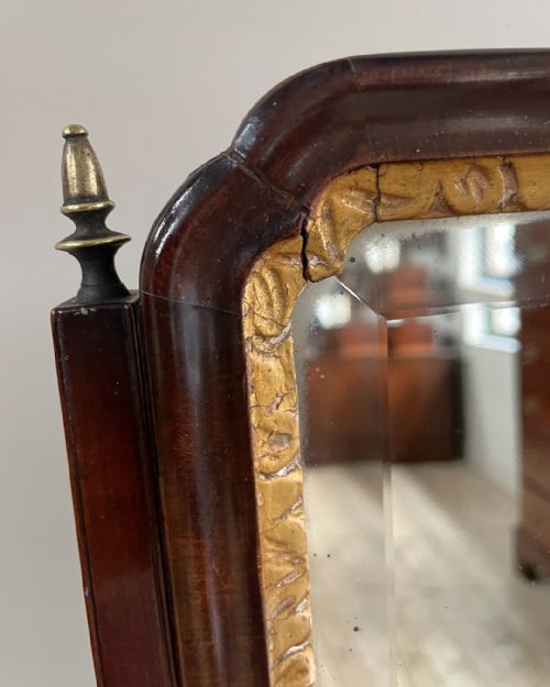 GEORGE III MAHOGANY TOILET MIRROR - ADDITIONAL PHOTO 6