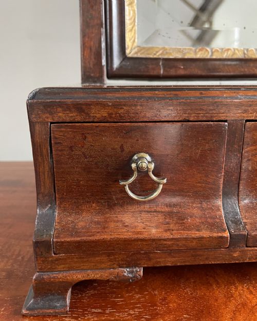 GEORGE III MAHOGANY TOILET MIRROR - ADDITIONAL PHOTO 7