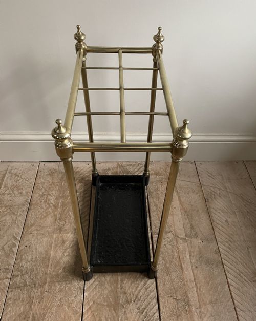 BRASS STICK STAND WITH EIGHT DIVISIONS - ADDITIONAL PHOTO 6