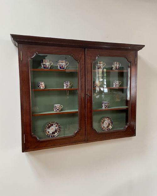 LOVELY GLASSFRONTED WALL CABINET - ADDITIONAL PHOTO 1