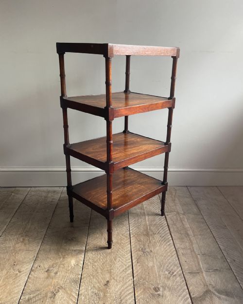19TH CENTURY MAHOGANY WHATNOT - ADDITIONAL PHOTO 1