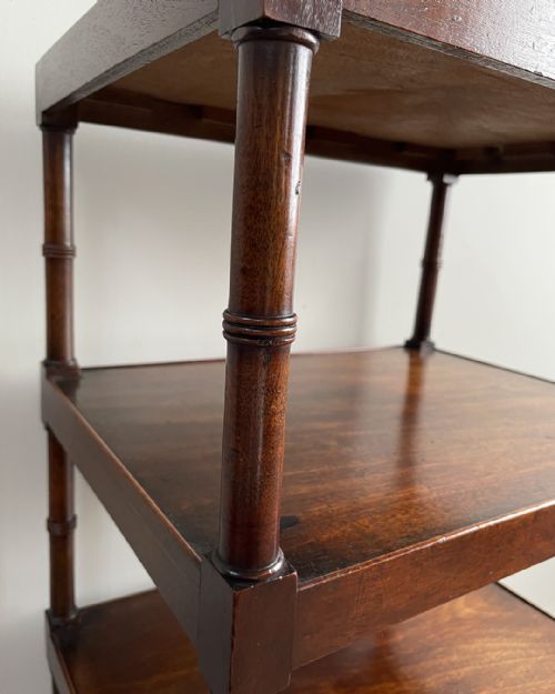 19TH CENTURY MAHOGANY WHATNOT - ADDITIONAL PHOTO 8