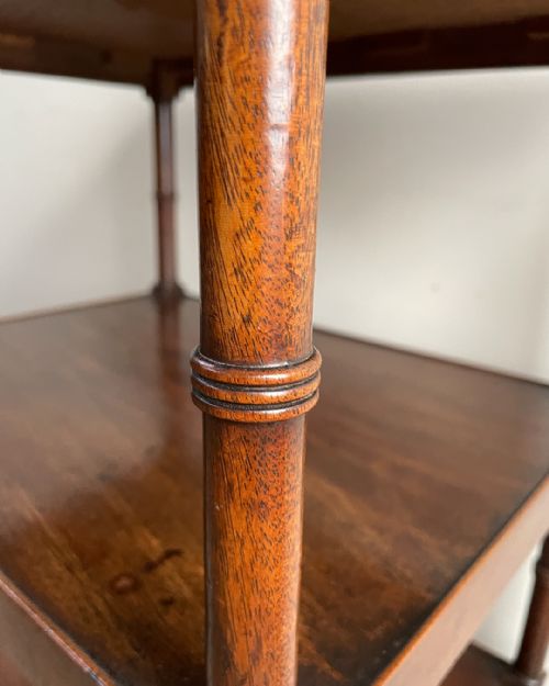 19TH CENTURY MAHOGANY WHATNOT - ADDITIONAL PHOTO 9