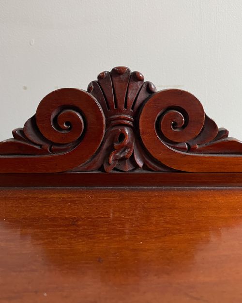 PAIR OF GLAZED MAHOGANY WALL HANGING CUPBOARDS - ADDITIONAL PHOTO 8