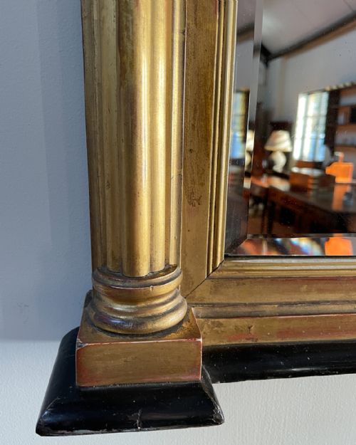 REGENCY GILT OVERMANTEL MIRROR - ADDITIONAL PHOTO 7