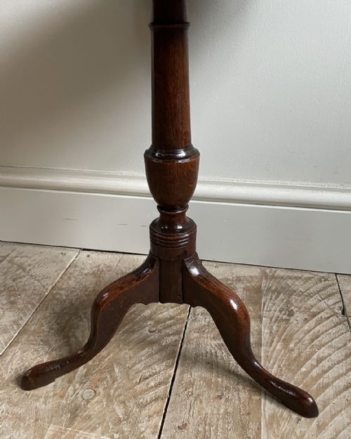 MINIATURE OAK TRIPOD TABLE - ADDITIONAL PHOTO 6