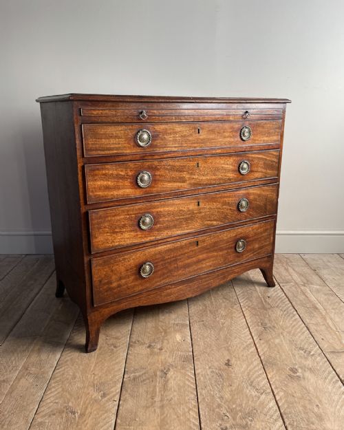 georgian mahogany chest of drawers - CATEGORY: ANTIQUE CHEST OF DRAWERS - DATED GEORGIAN