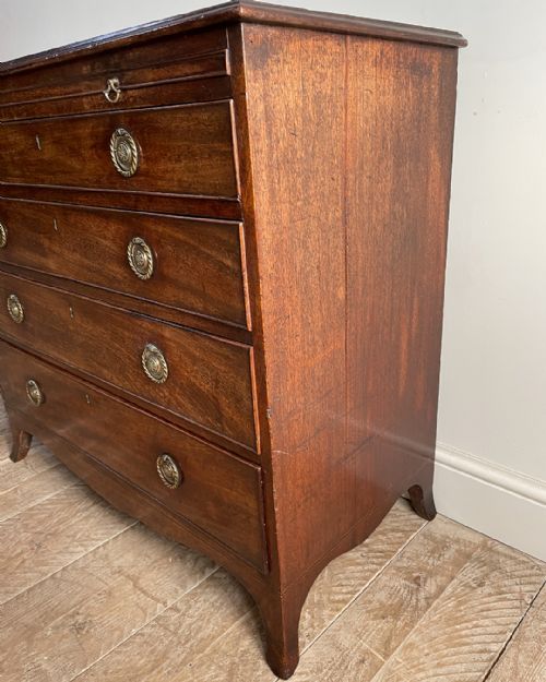 GEORGIAN MAHOGANY CHEST OF DRAWERS - ADDITIONAL PHOTO 6