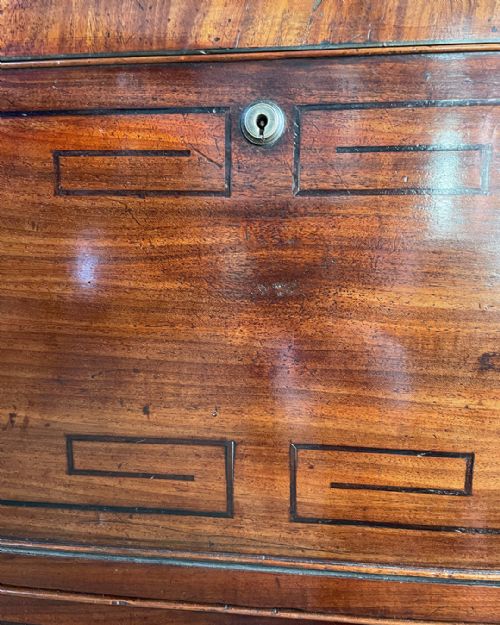 FINE GEORGIAN MAHOGANY SECRETAIRE BOOKCASE - ADDITIONAL PHOTO 9