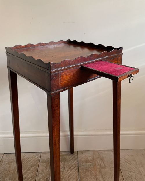 EDWARDIAN MAHOGANY URN STAND - ADDITIONAL PHOTO 6