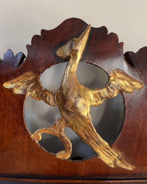 GEORGIAN MAHOGANY FRET MIRROR - ADDITIONAL PHOTO 6