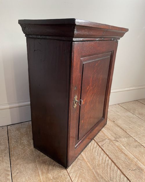 LOVELY EARLY OAK SPICE CUPBOARD - ADDITIONAL PHOTO 2