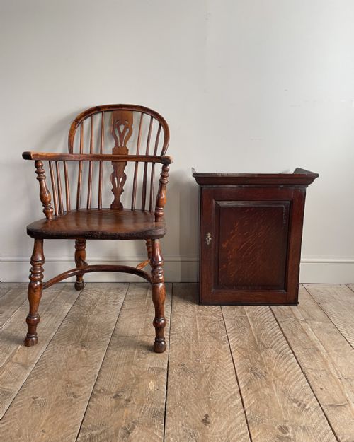 LOVELY EARLY OAK SPICE CUPBOARD - ADDITIONAL PHOTO 9