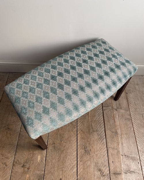 LOVELY GEORGIAN MAHOGANY STOOL - ADDITIONAL PHOTO 6