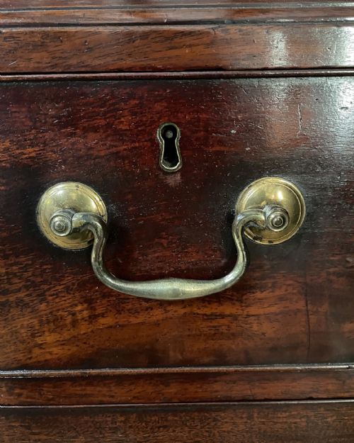 WONDERFUL ORIGINAL GEORGIAN MAHOGANY LINEN PRESS - ADDITIONAL PHOTO 7