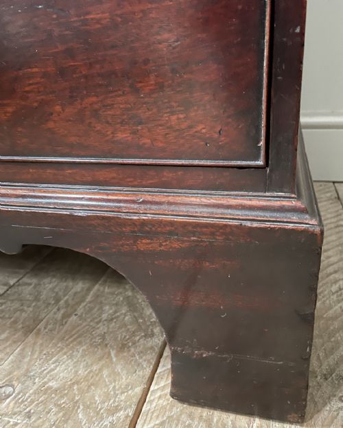 WONDERFUL ORIGINAL GEORGIAN MAHOGANY LINEN PRESS - ADDITIONAL PHOTO 9