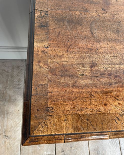 LOVELY GEORGIAN WALNUT LOWBOY - ADDITIONAL PHOTO 9