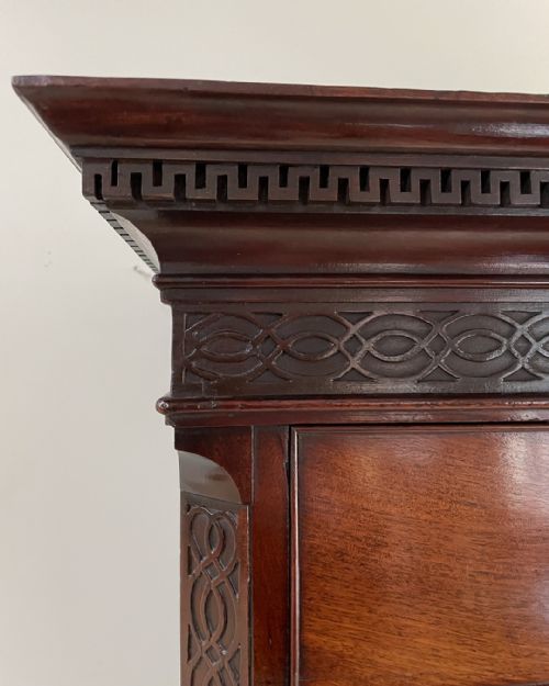 SUPERB GEORGE III MAHOGANY CHEST ON CHEST - ADDITIONAL PHOTO 6