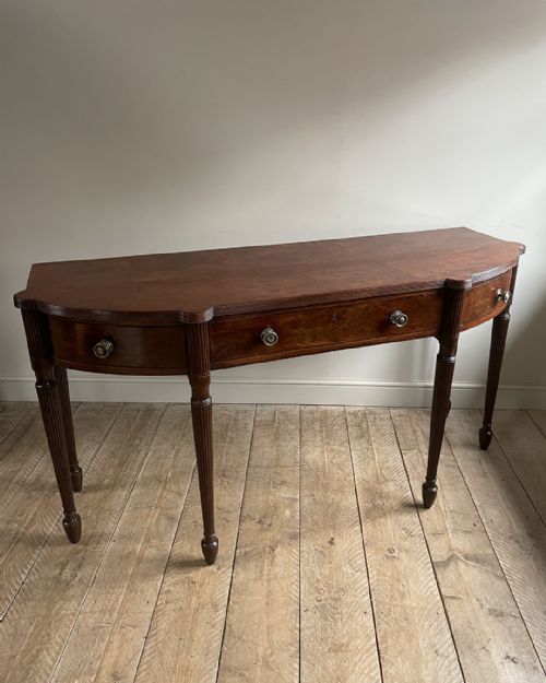 REGENCY BREAKFRONT MAHOGANY SERVING TABLE - ADDITIONAL PHOTO 1