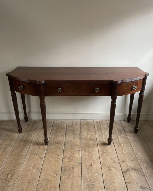 REGENCY BREAKFRONT MAHOGANY SERVING TABLE - ADDITIONAL PHOTO 3