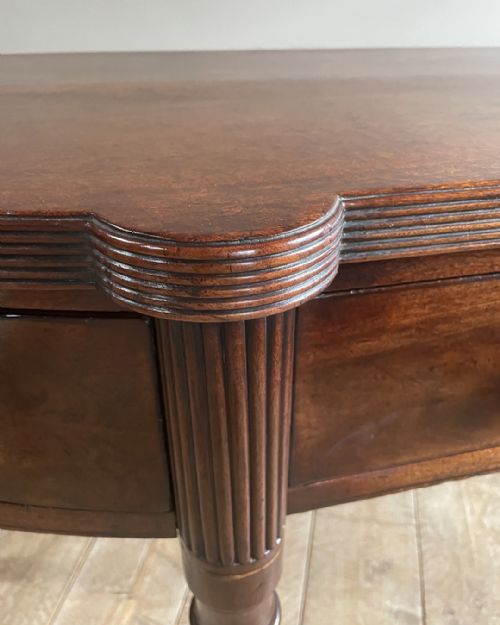 REGENCY BREAKFRONT MAHOGANY SERVING TABLE - ADDITIONAL PHOTO 5