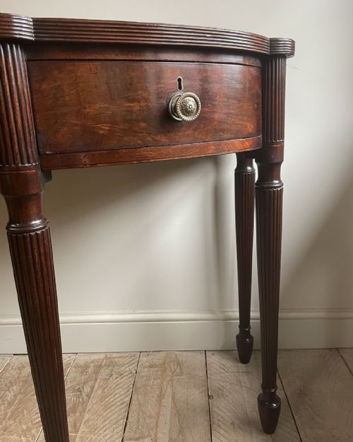 REGENCY BREAKFRONT MAHOGANY SERVING TABLE - ADDITIONAL PHOTO 6
