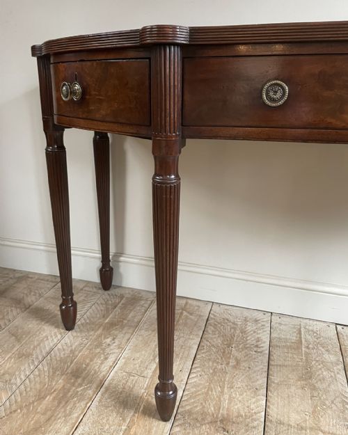 REGENCY BREAKFRONT MAHOGANY SERVING TABLE - ADDITIONAL PHOTO 7
