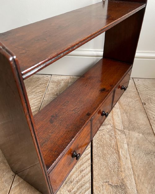 CHARMING EARLY 19TH CENTURY MAHOGANY SPICE RACK - ADDITIONAL PHOTO 6