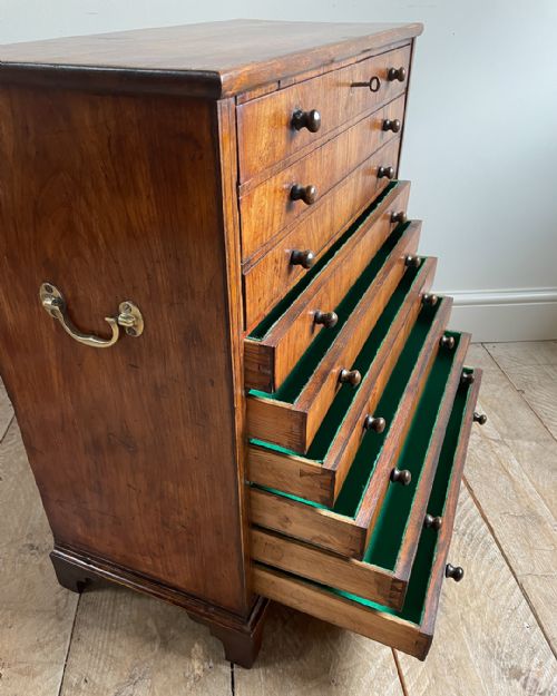 CHARMING 19TH CENTURY FRUITWOOD COLLECTORS CABINET - ADDITIONAL PHOTO 8