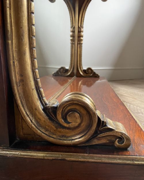 EXCEPTIONAL LATE REGENCY ROSEWOOD CONSOLE TABLE - ADDITIONAL PHOTO 3