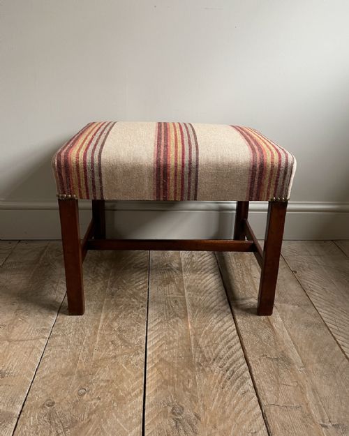 GEORGIAN MAHOGANY STOOL - ADDITIONAL PHOTO 3