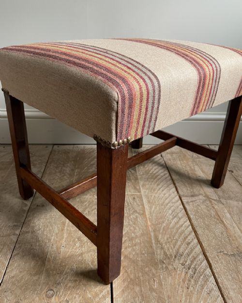 GEORGIAN MAHOGANY STOOL - ADDITIONAL PHOTO 7