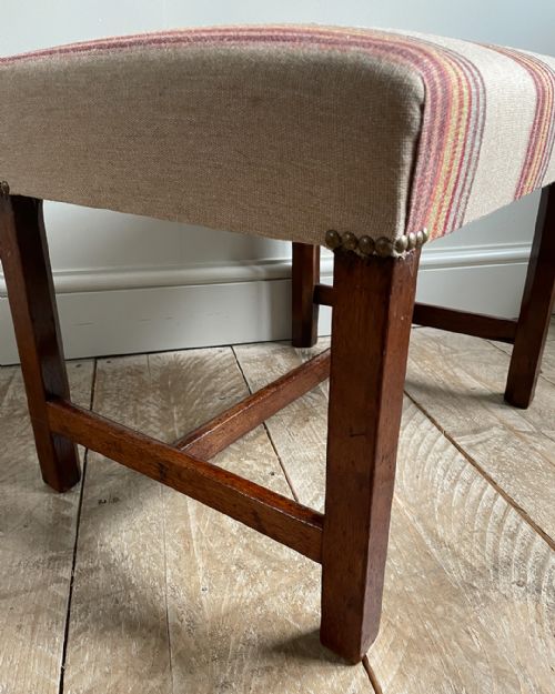 GEORGIAN MAHOGANY STOOL - ADDITIONAL PHOTO 8