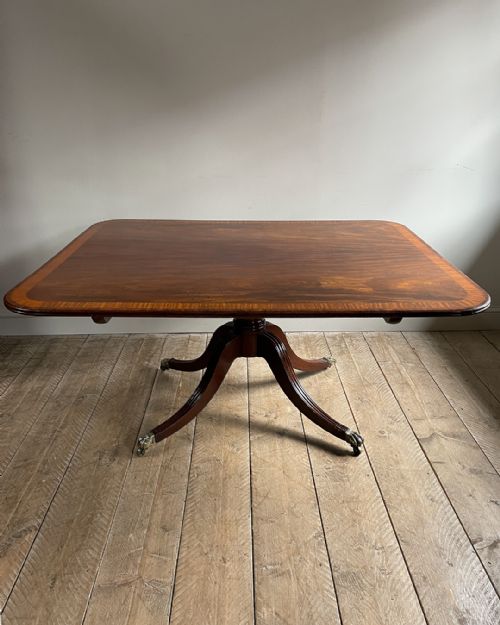 stunning regency mahogany breakfast table - CATEGORY: ANTIQUE TABLES - DATED REGENCY