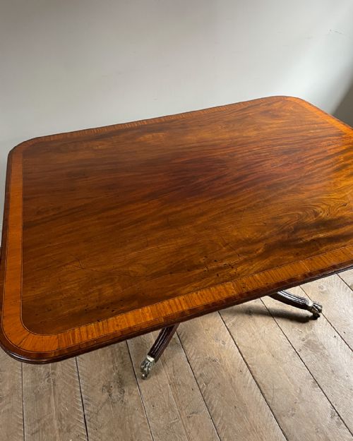 STUNNING REGENCY MAHOGANY BREAKFAST TABLE - ADDITIONAL PHOTO 2
