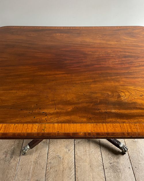 STUNNING REGENCY MAHOGANY BREAKFAST TABLE - ADDITIONAL PHOTO 5