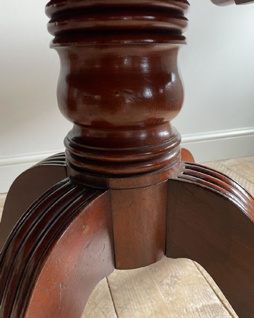 STUNNING REGENCY MAHOGANY BREAKFAST TABLE - ADDITIONAL PHOTO 8
