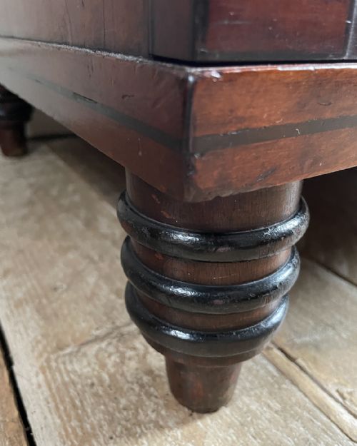 FINE QUALITY GEORGIAN MAHOGANY SECRETAIRE BOOKCASE - ADDITIONAL PHOTO 9