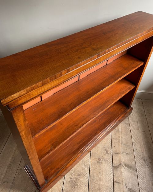 HANDSOME 19TH CENTURY OPEN BOOKCASE - ADDITIONAL PHOTO 3