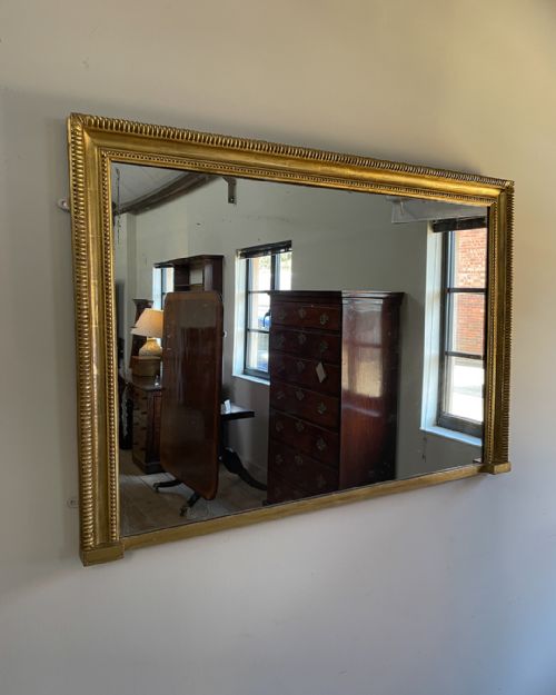 VICTORIAN GILT OVERMANTEL MIRROR - ADDITIONAL PHOTO 1