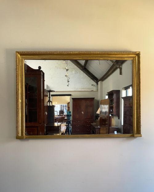 VICTORIAN GILT OVERMANTEL MIRROR - ADDITIONAL PHOTO 2