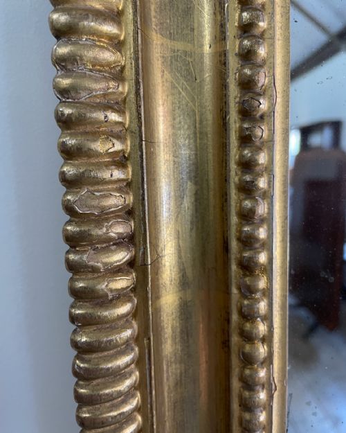 VICTORIAN GILT OVERMANTEL MIRROR - ADDITIONAL PHOTO 9