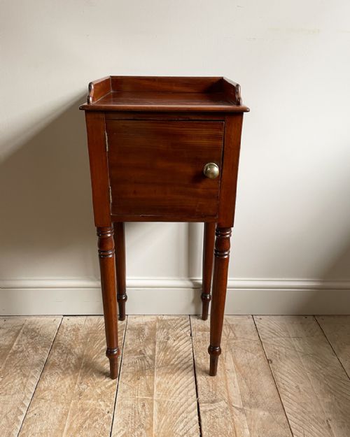 EARLY VICTORIAN MAHOGANY POT CUPBOARD - ADDITIONAL PHOTO 2