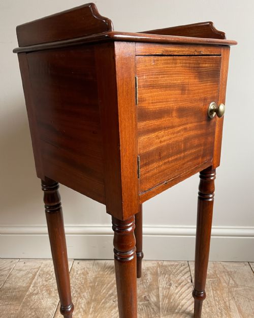 EARLY VICTORIAN MAHOGANY POT CUPBOARD - ADDITIONAL PHOTO 5
