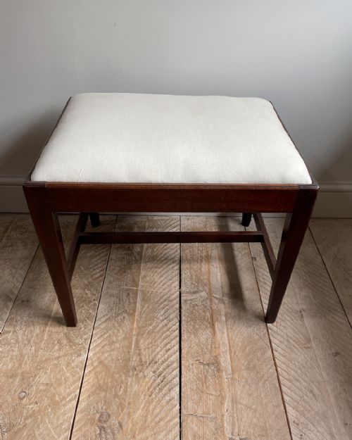 GEORGIAN MAHOGANY STOOL - ADDITIONAL PHOTO 3