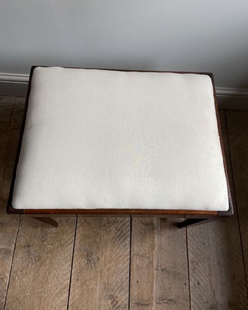GEORGIAN MAHOGANY STOOL - ADDITIONAL PHOTO 5