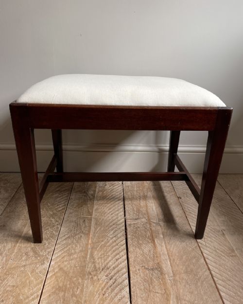 GEORGIAN MAHOGANY STOOL - ADDITIONAL PHOTO 6