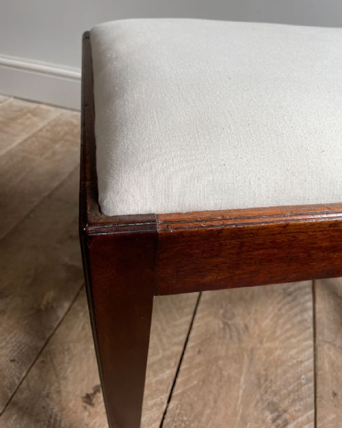 GEORGIAN MAHOGANY STOOL - ADDITIONAL PHOTO 7