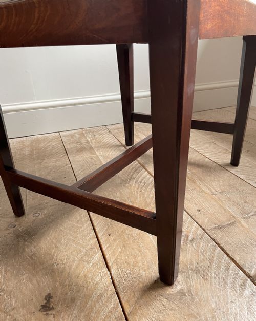 GEORGIAN MAHOGANY STOOL - ADDITIONAL PHOTO 8
